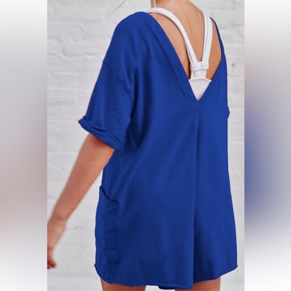 FREE PEOPLE MOVEMENT HOT SHOT TEE ROMPER in Electric Shock NWT
Sz XS, S, L